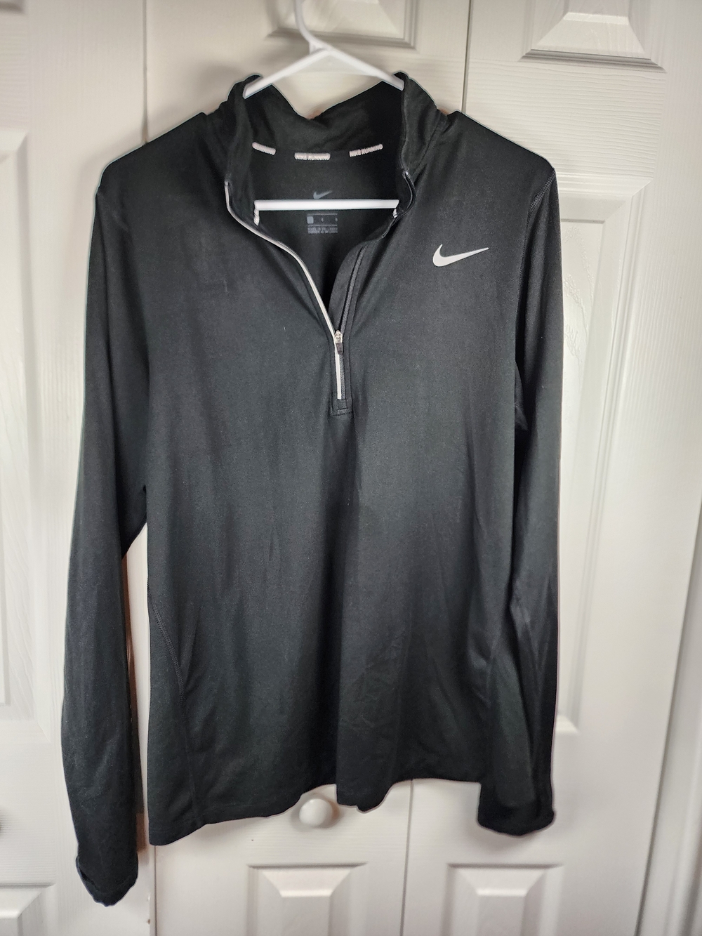 Nike Women’s Black Dri-FIT Quarter-Zip Pullover Jacket